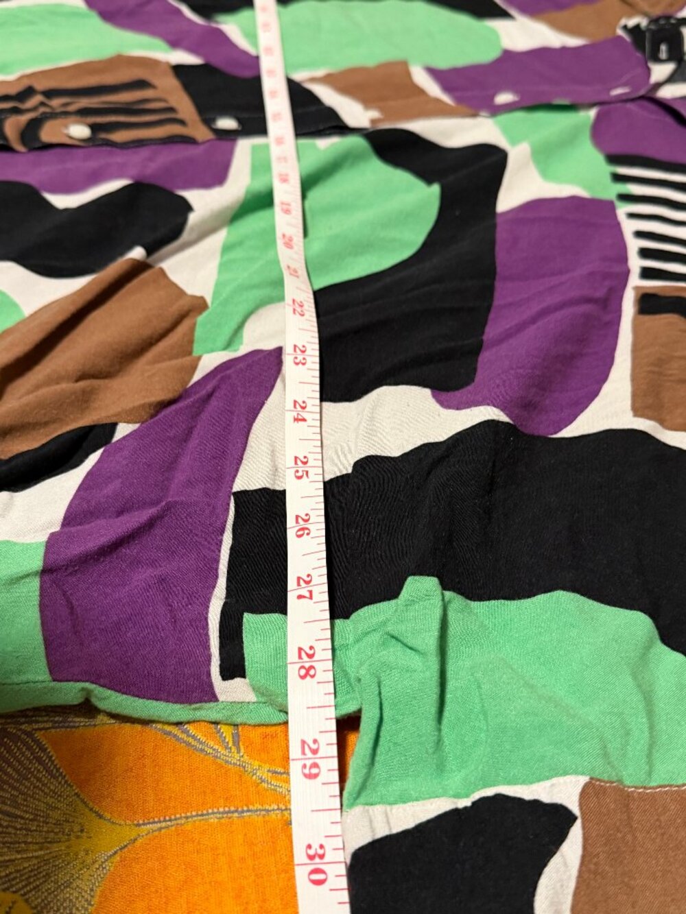 Monki Geometric Button Up Size Large - Picture 6 of 11